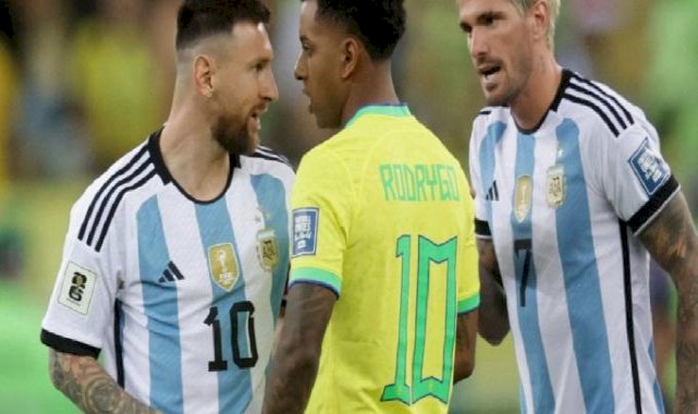 Neymar'dan Messi'yle tartışan Rodrygo'ya destek