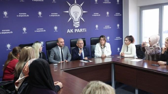 AK Parti Kayseri Melikgazi'ye hayırlı olsun ziyareti