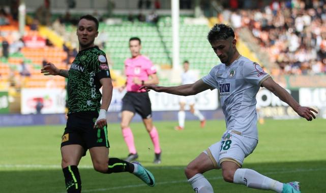 Alanyaspor - Konyaspor maçında puanlar paylaşıldı