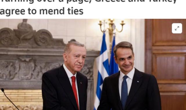 Atina'da Erdoğan - Miçotakis zirvesi: Dünya basınında kim ne dedi