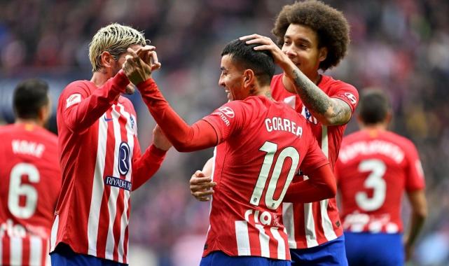 Atletico Madrid, ilk yarıda bulduğu gollerle Almeria'yı mağlup etti
