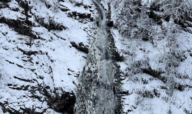 Ayder Yaylası’ndan kartpostallık kar manzaraları