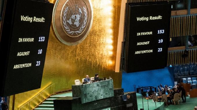 BM'de Gazze oturumu! Ateşkes çağrısı tasarısı kabul edildi