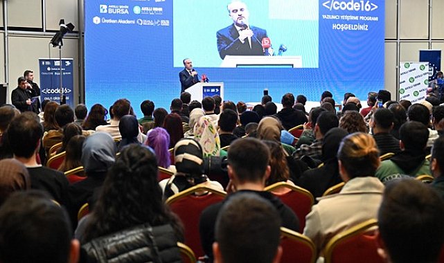 Bursa'da ‘Akıllı Şehir Akademisi Code 16 Yazılımcı Geliştirme Programı’ başladı