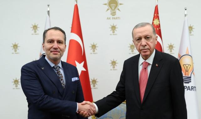 Cumhurbaşkanı Erdoğan, Fatih Erbakan'ı kabul etti