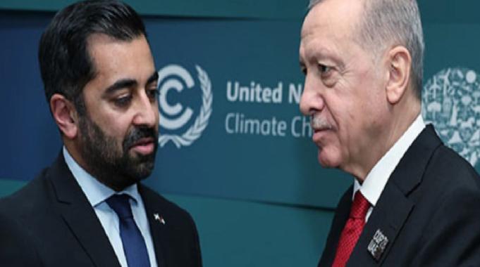 Cumhurbaşkanı Erdoğan'la görüşen İskoçya Başbakanı Yusuf, İngiltere'nin tepkisini çekti