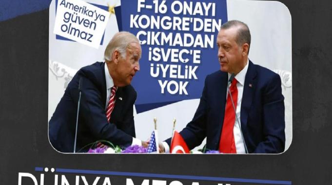 Dünya basını: Erdoğan, İsveç'in NATO üyeliğini F-16 tedarikine bağladı