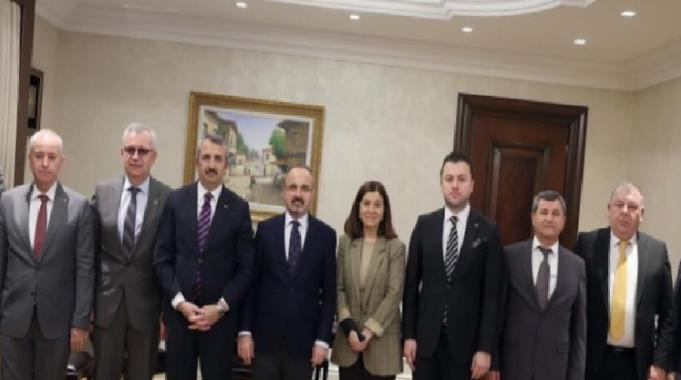 Edirne Valisi ve Keşan protokolünün Başkent&#039;te bürokrasi teması