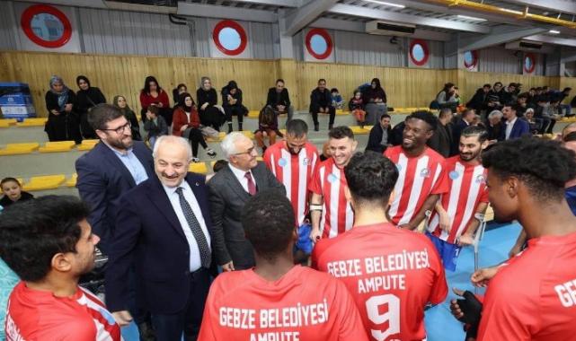 Gebze Ampute FK dostluk maçının da galibi