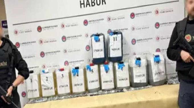 Habur'daki tırda 202 kilo metamfetamin ele geçirildi