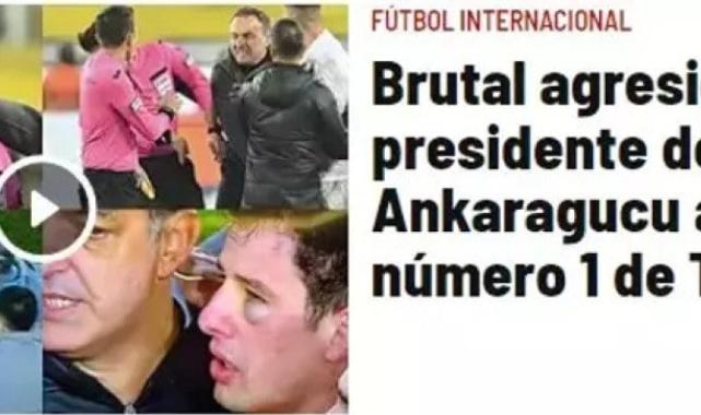 Halil Umut Meler'e yumruklu saldırı dünya basınında