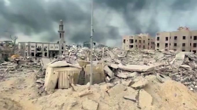 İsrail, Şeyh Zayed bölgesini enkaz yığınına dönüştürdü