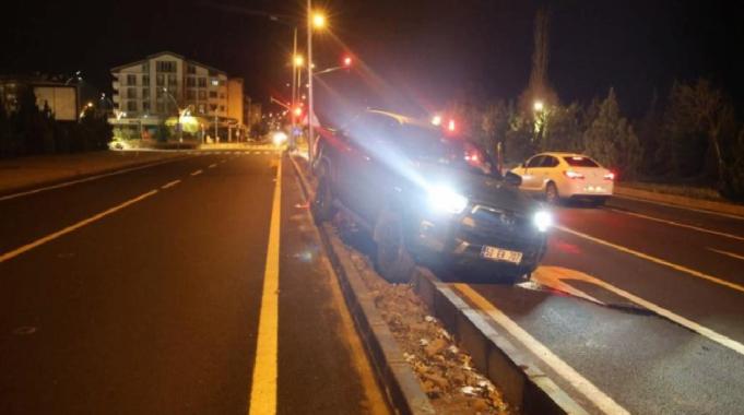 Nevşehir&#039;de bir garip olay... Kaza sonrası polisi gördü, kaçtı