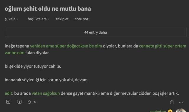 Şehitlere hakaret! Ekşi Sözlük yeniden kapatıldı