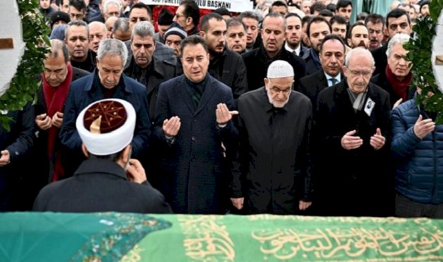 Ali Babacan’ın annesi son yolculuğuna uğurlandı