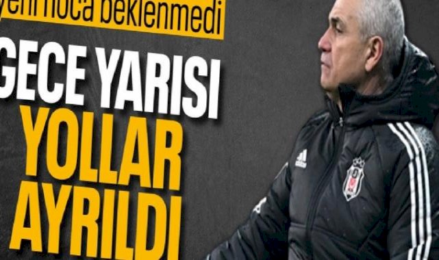 Beşiktaş'tan açıklama: Rıza Çalımbay ile yollar ayrıldı