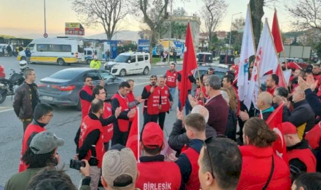 Bursa'da metal işçileri seslerini Mudanya'dan yükseltti