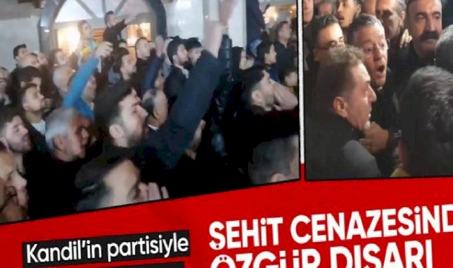 CHP lideri Özgür Özel'e şehit cenazesinde tepki! 'Özgür dışarı'