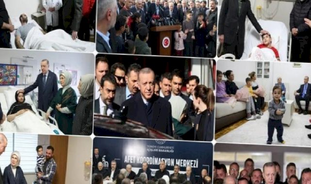 Cumhurbaşkanı Erdoğan'ın ziyaretlerinde deprem bölgesi öne çıktı