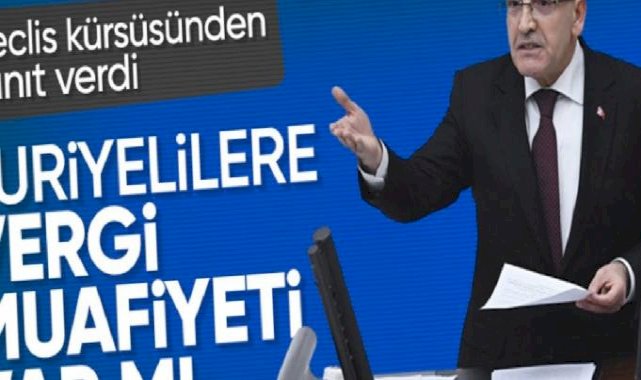 Mehmet Şimşek: Suriyeliler vergi vermek zorundalar ve veriyorlar