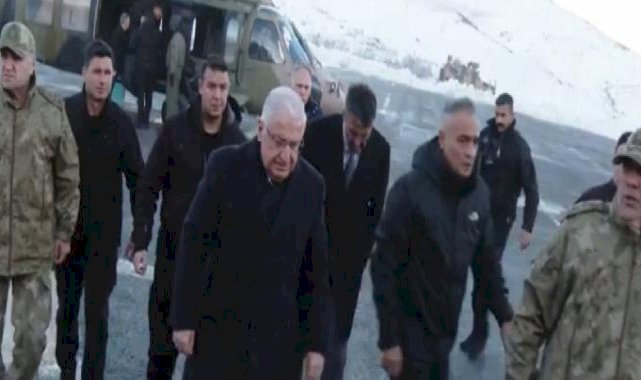 Millî Savunma Bakanı Yaşar Güler Hakkari'de