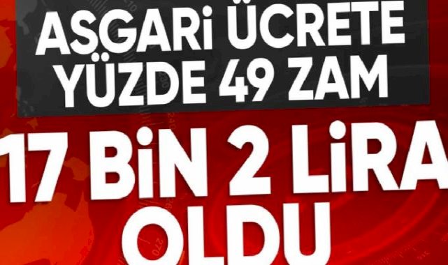 Milyonların beklediği haber! 2024 yılı asgari ücreti belli oldu