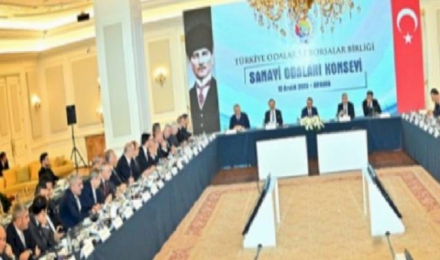 TOBB Sanayi Odaları Konseyi toplandı