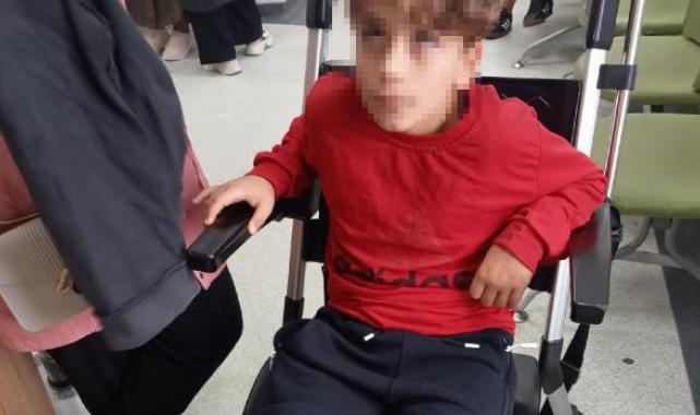 Trabzon'da okulda düşen çocuğun ayağı kartonla sarıldı: İnceleme başlatıldı