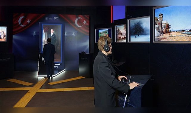Türk Telekom’un “Tablolar Konuşuyor Dijital Resim Sergisi” sanatın kalbi AKM’de