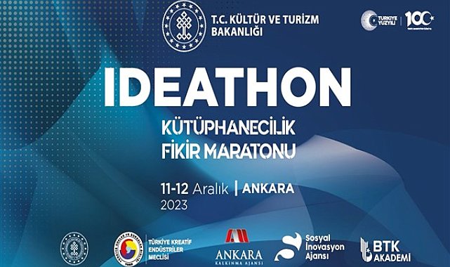 Türkiye’nin kütüphanecilikte ilk fikir maratonu &#039;Ideathon&#039; başlıyor