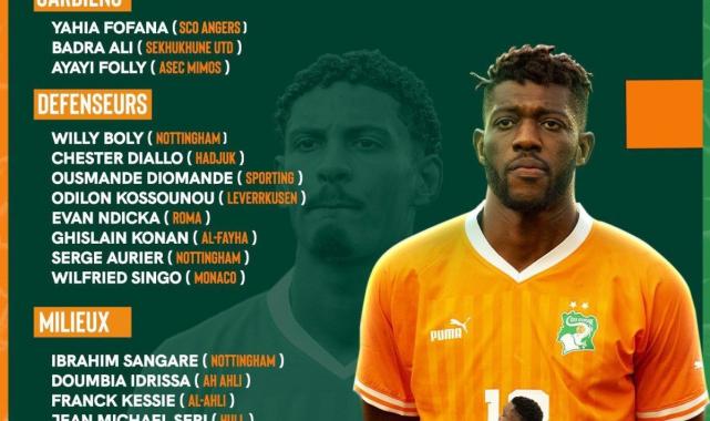 Wilfried Zaha ve Eric Bailly, Fildişi Sahili'nin aday kadrosunda yer almadı