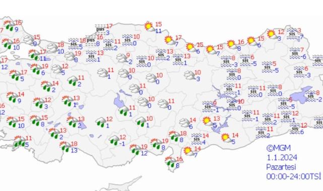 Yılbaşında plan yapacaklar dikkat! Meteoroloji hava durumunu paylaştı...