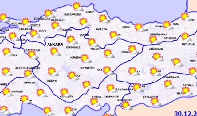Yılbaşında plan yapacaklar dikkat! Meteoroloji hava durumunu paylaştı...