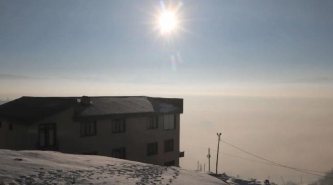 Yüksekova’da uçak seferlerine sis engeli