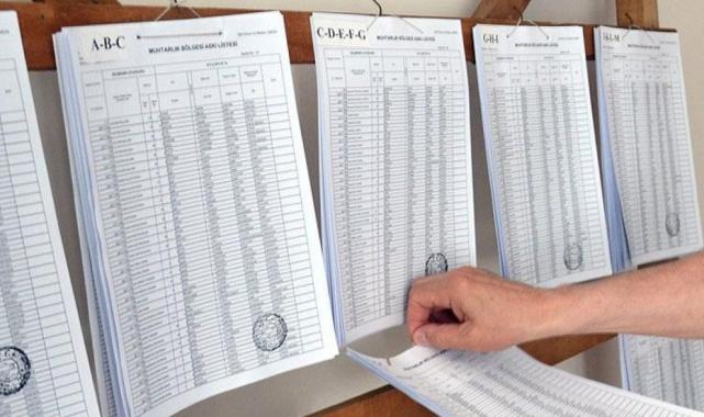 Yurt içi seçmen listeleri 4 Ocak'ta askıya çıkacak