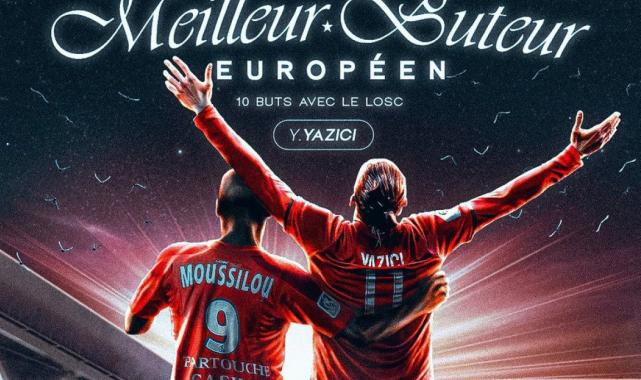 Yusuf Yazıcı, Lille tarihe geçti!