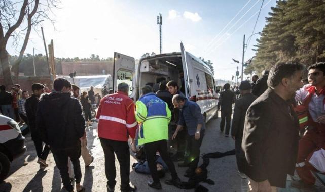 4 yıl sonra yeniden: İran cami kubbesine 'intikam bayrağını' çekti