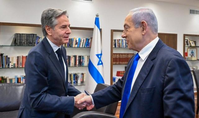ABD Dışişleri Bakanı Blinken'dan İsrail Başbakanı Netanyahu'ya ziyaret