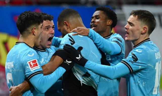 Bayer Leverkusen, Leipzig karşısında son dakikada galibiyete uzandı