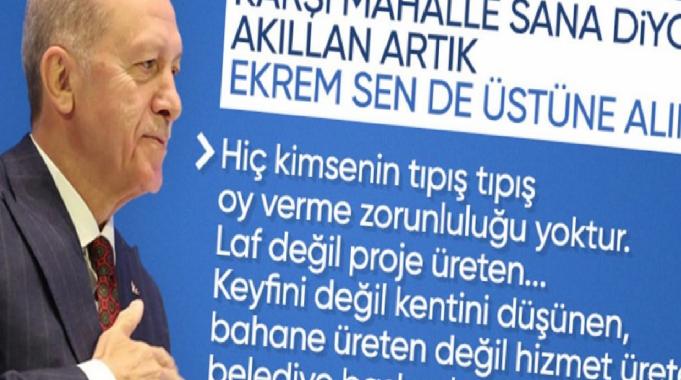 Cumhurbaşkanı Erdoğan: Hiç kimsenin tıpış tıpış oy verme zorunluluğu yok