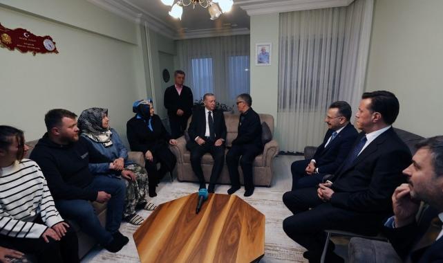 Cumhurbaşkanı Erdoğan’dan Eskişehir'de şehit ailesine ziyaret