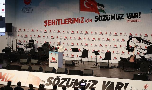 Diyanet İşleri Başkanı Ali Erbaş: Gazze'de ölen bütün bir insanlıktır