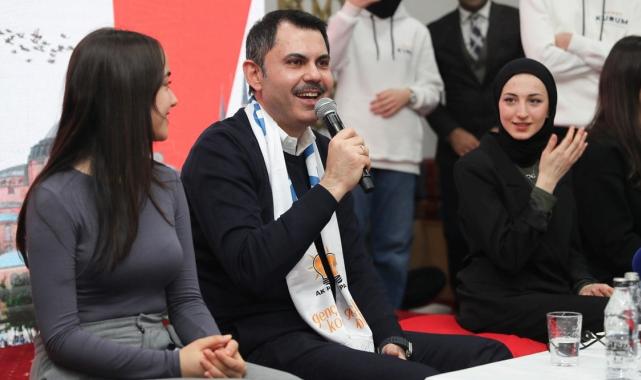 Gençlerden Murat Kurum'a kedi sürprizi