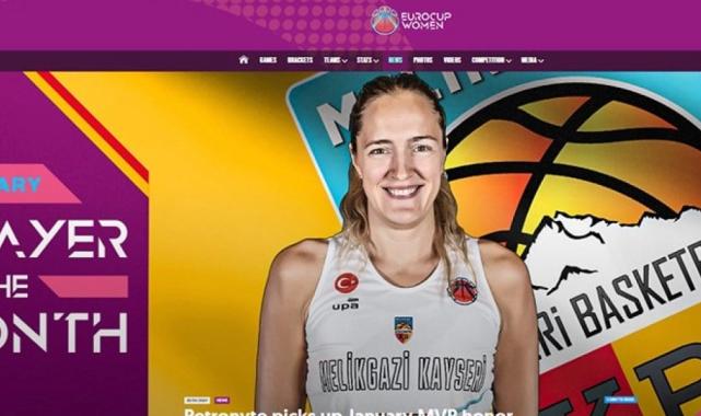 Gintare Petronyte, EuroCup'ta ayın oyuncusu oldu