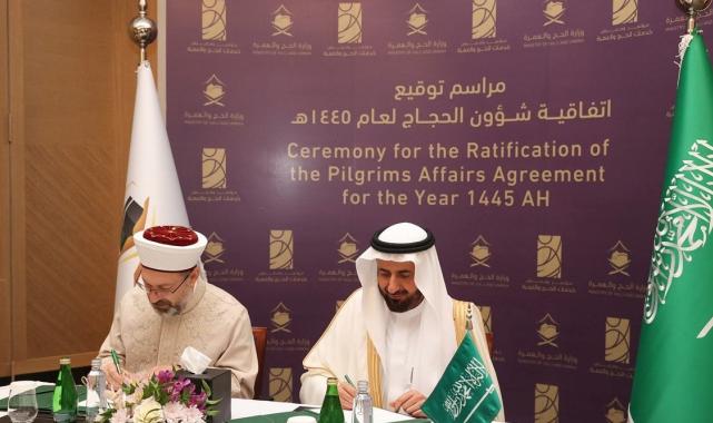 Hac organizasyonunun iptal edildiği söylenmişti! 2024 hac protokolü imzalandı