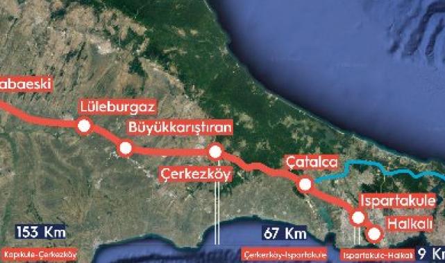 Halkalı-Kapıkule 4 stten 1,5 ste düşecek