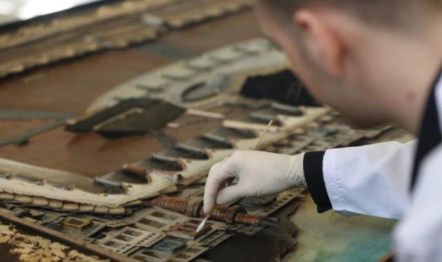 I. Abdülhamid dönemi "Soyağacı" tablosu, Milli Saraylar Müzesi tarafından restore ediliyor