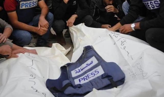 İsrail, Gazze'de 112 gazeteciyi öldürdü