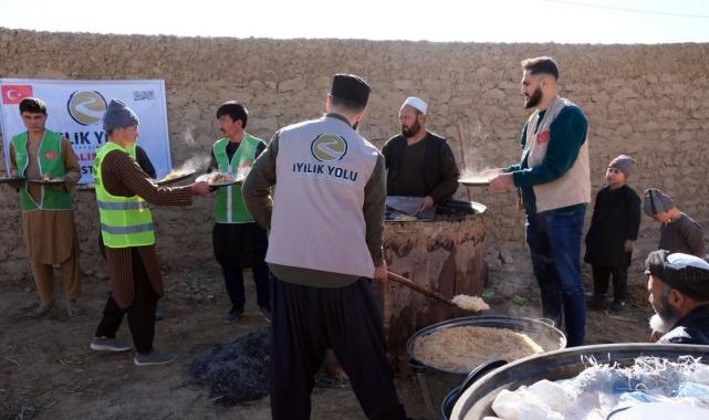 İyilik Yolu'ndan Afganistan'a insani yardım: 13 kalemde yardım yapıldı