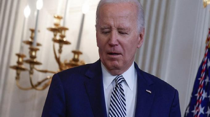 Joe Biden&#039;ın konuşması Filistin protestosuyla kesildi